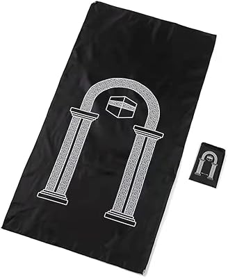 Travel prayer carpet UNO Portable Islamic Patter Impermeable foldable to transport in a bag.. Shop confidently with DIAYTAR NIGERIA, offering affordable prices and reliable delivery within a week.