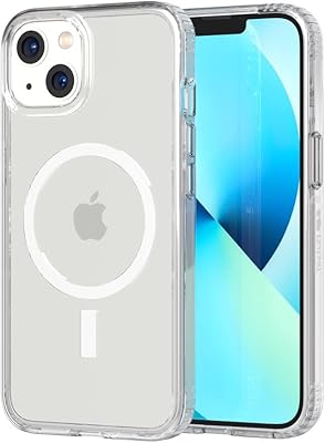 Transparent Tech 21 protection shell for iPhone 13 Compatible with Magsafe with protection against 12 -foot Falls from Evo - Crystal Clear.. DIAYTAR NIGERIA: Where thousands of products meet affordable prices and reliable 5-8 day delivery.