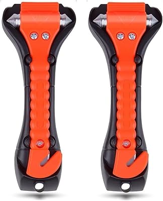 Luxury Automobile Safety Hammer Emergency survival tool with car cutter and cup-row.. Elevate your shopping experience with DIAYTAR NIGERIA's vast catalog and budget-friendly options.