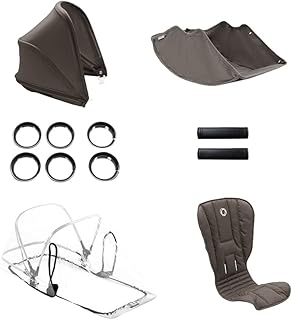 BUGABOO - Full set of bee 5 styles stroller - Taupe, compact, light design, practical storage, foldable, easy to lift and transport.. Affordable online shopping is just a click away with DIAYTAR Nigeria.