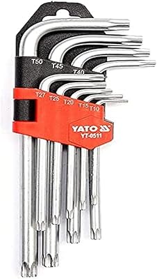 Yato Yt-0511 9 Torx T10-T50 CR-V keys.. Affordable choices, delivered fast — that's the DIAYTAR Nigeria promise.