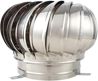 Ventilation air extraction fan, 304 stainless steel roof fan, wind turbine fan, attic air ventilation, durable roof fan for agricultural greenhouse (a 160 mm).. Get what you need, when you need it — DIAYTAR Nigeria delivers fast.