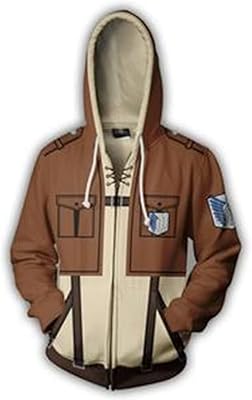 Anime Attack on Titan Haoukan Shingeki no Kyojin Legion Eren Cosplay Hooded sweatshirts and relaxed man (color: 1, size: 3xl), s.. Find quality and variety without breaking the bank — only on DIAYTAR Nigeria.