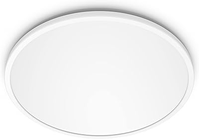 LED ceiling light Philips ultra fine with variable intensity 4000K 18W (cold white - white) for the interior lighting of the living room and the bedroom.. Explore fashion, tech, home goods, and more on DIAYTAR Nigeria — always affordable, always fast.