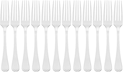WNK G06111113 Windows table fork set - 12 pieces, silver.. DIAYTAR NIGERIA: Your partner in affordable online retail with reliable delivery across the nation.