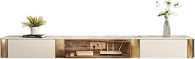 Yanhao storage cabinet, simple, light and luxurious hanging TV cabinet, solid wood, rock plate, round corner, floor furniture, small family.. Your digital shopping ally, DIAYTAR NIGERIA offers extensive selection with budget-friendly delivery.