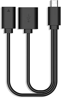 Cable micro USB Ref1 adapter for Firestick and Fire TV 4K, compatible with RE and Logitech keyboards, Nintendo Switch and Super Nintendo Switch, SNE Classic system.. DIAYTAR NIGERIA: Where every shopping need is fulfilled with affordable prices and nationwide shipping.