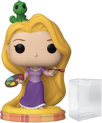 Pop Disney: Ultimate Princess - Funko Rapunzed and Pascal vinyl figurine (assembly with matching protective case).. DIAYTAR NIGERIA: Empowering Nigerians with access to affordable products delivered within 8 days.