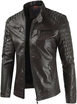 Proofyers' aviator jacket for men, leather jackets with high collar for men, winter motorcycle jackets (Color: Hortle, Size: 2xl is EUR L).. Your digital shopping companion, DIAYTAR NIGERIA offers unmatched value with nationwide shipping.