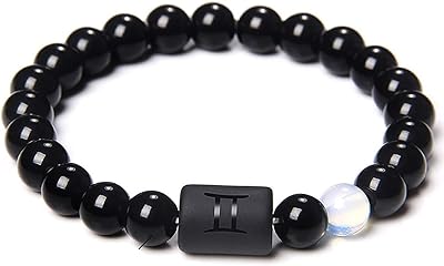 12 Constellation 8mm Agate Pearls Bracelet Natural Black Agate Zodiac Couple Bracelet Distance Friendship Bijoux For Women Men.. No stress, no delays — DIAYTAR Nigeria is your trusted shopping partner.