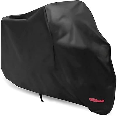 Dust cover for motorcycles - Motorcycle protector in Oxford 210D, waterproof, waterproof, rain and UV fabric - camping accessories (295 x 110 x 140 cm).. DIAYTAR NIGERIA brings quality products to every corner of Nigeria at prices everyone can afford.
