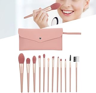 Set of professional makeup brushes package 12 for complexion and corrector background.. DIAYTAR NIGERIA transforms online retail with unbeatable prices and consistent delivery timeframes.