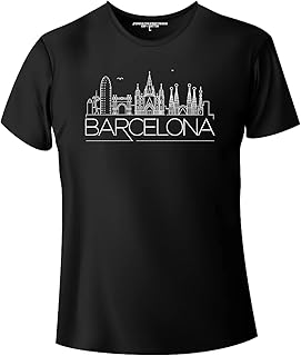 Barcelona Skyline t-shirt for men or women-100 % cotton unisex t-shirt.. Experience the convenience of online shopping with DIAYTAR NIGERIA's reliable 5-8 day delivery service.
