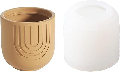 Simple silicone cement candle bowl, concrete cylindrical mold, pot of candle to tinker yourself, interior decoration tool (SH0883).. Affordable convenience is here — shop DIAYTAR Nigeria today.