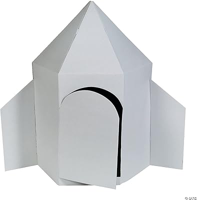 Do it Yourself white cardboard rocket - Crafts for children and fun activities at home.. DIAYTAR NIGERIA combines extensive variety with budget-friendly prices and prompt nationwide delivery.
