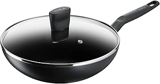 Tefal Super Cook 28 stove + cover, non -stick with heat indicator, black, aluminum B4591684.. No more overpriced stores — DIAYTAR Nigeria brings the best to your door.