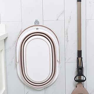 Car washing bucket, light pink plastic bucket for domestic container, portable foldable loot bucket, wandering bucket, water pool container at home bathroom.. DIAYTAR NIGERIA: Making online shopping accessible to all Nigerians with our affordable platform.