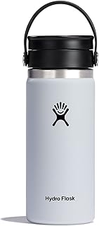 16 oz hydro flask bottle with large neck with flexible cap - white.. Shop the smart way with DIAYTAR NIGERIA's extensive selection and budget-friendly nationwide delivery.