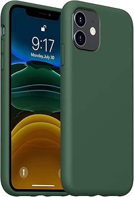 Fine rear rear protective shell zobitek flexible liquid for iPhone 11, shock resistant with matte finish and soft microfiber lining (iPhone 11, green).. Your digital shopping destination, DIAYTAR NIGERIA combines variety with affordability and quick delivery.