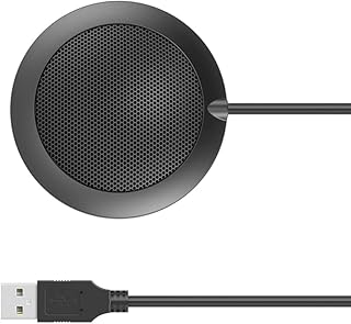 Portable omnidirectional omnidirectional microphone Margon 360 degrees for computer (black).. Shop with purpose at DIAYTAR NIGERIA and discover a world of products at budget-friendly prices.