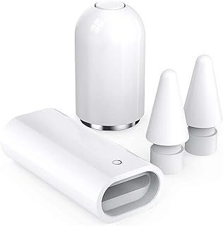 DELFINO spare accessories set with EPENCIL PLUS magnetic cap for Apple Pencil 1st generation, precision base not easy to disassemble firmly for Apple Pencil (cover + tips + adapter).. Thousands of choices. Zero hassle. All thanks to DIAYTAR Nigeria.