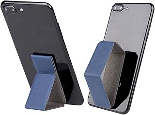 Techytulip mobile finger support with a foldable telescopic design in leather, universal support for smartphones and tablets with vision angles and magnetic support which holds horizontally and vertically.. Shop electronics, clothes, and everything in between on DIAYTAR Nigeria.