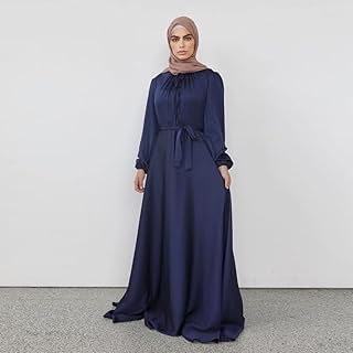 Jenny is an elegant Islamic dress for women with long sleeves, relaxed design with belt, suitable for holidays, large and elegant caftan design for Moroccan Arab clubs (color: dark blue, size: s).. Shop from our extensive catalog at DIAYTAR NIGERIA and enjoy doorstep delivery in just 5-8 days.