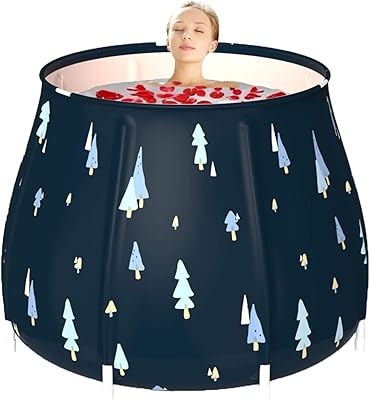 Tomface portable bathtub, folding bath, self -supporting bathtub, Japanese bathtub for shower cabin, temperature effective support, hot bath.. Your complete marketplace solution, DIAYTAR NIGERIA offers unbeatable value with delivery within the week.