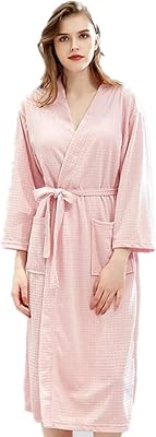 Light kiono swallowed kimono bathrobe for women, pink, 60-80 kg.. DIAYTAR NIGERIA connects you with what you need at prices you'll love, delivered within 8 days.