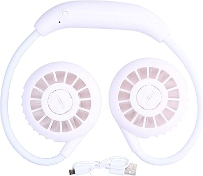 Neck fan without blades with 3 speed wind lights.. DIAYTAR NIGERIA: Where shopping is easy, prices are low, and delivery is just days away.