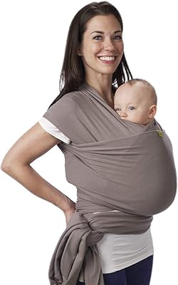 Booba Wrap baby carrier, gray-original stretch holder, perfect for newborns and children up to 15.9 kg.. Shop with purpose at DIAYTAR NIGERIA and receive quality products at budget rates within 8 days.