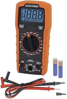 Klein Tools MM325 multimeter, AC/DC 600 V DC voltage tester with manual beach, tests batteries, current, resistance, diodes and continuity, black.. Discover a new way to shop with DIAYTAR NIGERIA's comprehensive marketplace and quick delivery options.