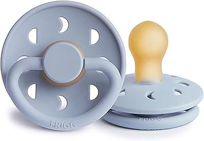 Latex baby pacifier freej moon phase | 1 package | Baby doll | Cherry -shaped nipple | without BPA | Made in Denmark | click locking system | Newborn | 0-6 months | powder blue - size 1.. Experience retail therapy without the financial stress at DIAYTAR NIGERIA's budget-friendly marketplace.
