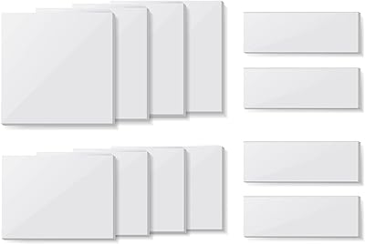 Transparent adhesive notebook of 600 pieces, package of 12 transparent self -adhesive notes for books and messages, transparent and waterproof self -adhesive notes (3 x 3/3 x 2/3 x 1 inch).. DIAYTAR NIGERIA: Where every Nigerian finds what they need at prices they can afford, delivered promptly.
