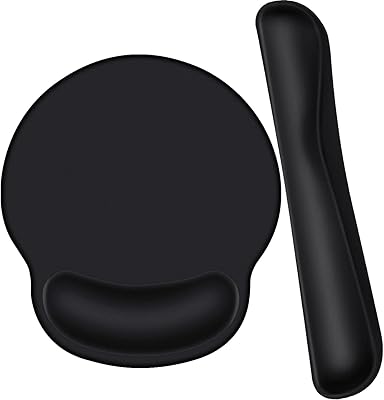 Improved gel mouse mat Jikiou [larger] with wrist support and keystroke for keyboard for PC, laptop, mac, games, desk, left-handed and right-handed user, non-slip, durable, comfortable and relieves pain.. DIAYTAR NIGERIA provides endless shopping possibilities with affordable prices and prompt delivery service.