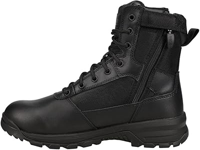 Belleville Spear Point BV918Z 8 "Light boot with black zipper for men - designed for police, emergency medical services and safety agents with rubber outsole with traction zone.. Discover the joy of online shopping with DIAYTAR NIGERIA's budget-friendly prices and reliable shipping.