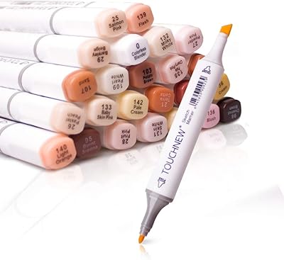 Touch New Permanent Skin Marker Set of 24 Colors with Double Pointe of Alcohol.. DIAYTAR NIGERIA transforms online retail with unbeatable prices and consistent delivery timeframes.