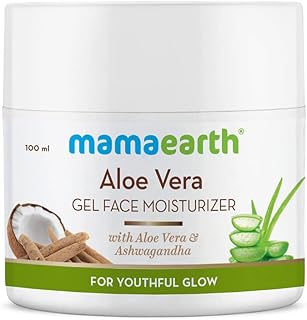 Mama Earth moisturizer for aloe vera and ashwagandha face extracts for a youth gap - 100 g.. DIAYTAR NIGERIA transforms wishes into deliveries with our affordable and reliable e-commerce platform.
