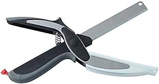 Intelligent 2 in 1 clever slicer, Intelligent stainless steel knife with integrated cutting board to slice the fruits, vegetables, meat and cheese, kitchen utensils.. Shop smart, shop DIAYTAR - Nigeria's most affordable e-commerce platform with nationwide delivery.