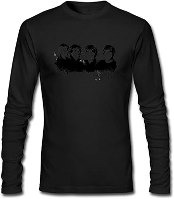 Oasis Band Art Logo DIY T-shirt in casual cotton with long sleeves for men.. Quality and convenience delivered — shop DIAYTAR Nigeria now.
