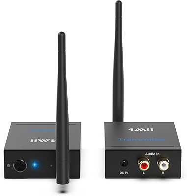 Wireless music receiver 1 MI transmitter and audio receiver.. Your digital shopping ally, DIAYTAR NIGERIA offers extensive selection with budget-friendly delivery.