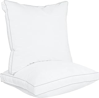 Utopia Bedding bed pillows for sleeping European size (white), batch of 2, cool hotel quality, reinforced pillow to sleep on the back, belly or on the side.. Shop with purpose and save with DIAYTAR NIGERIA's extensive platform and nationwide delivery service.