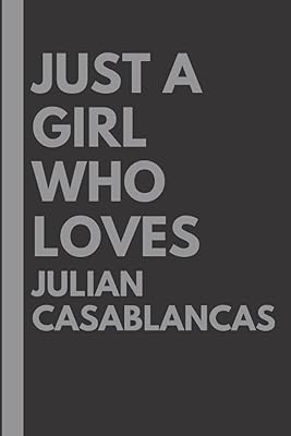 Just a girl who likes Julian Casablancas: Line book and birthday gift for lovers of Julian Casablancas - 6x9 inches - 110 pages.. Shop with purpose at DIAYTAR NIGERIA and receive your purchases at unbeatable prices within the week.