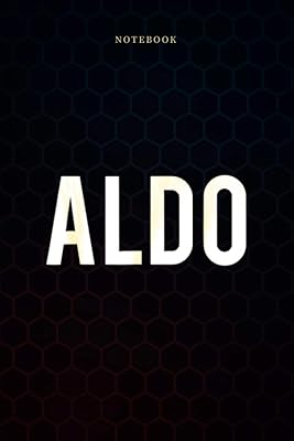 Simple lined notebook Aldo cool, new funny gift for fan of fun names: wedding, daily newspaper, work list, weekly, virgin, 6 x 9 inch, 114 pages, monthly.. DIAYTAR NIGERIA: Your partner in affordable online shopping with dependable delivery within 8 days.