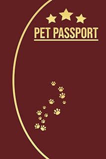 Passport for pets: Passport for pets of size 4 x 6 inch | Passport for pets and medical files, for the health and travel of pets | My pet passport.. Your budget-friendly online marketplace, DIAYTAR NIGERIA delivers a world of products in just 5-8 days.