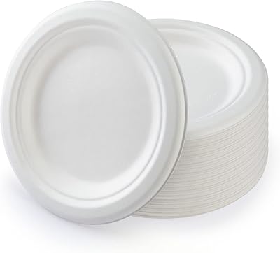 25 pieces 10 "Disposable biodegradable paper plates Disposable paper plates made from 100% natural, biodegradable and environmentally friendly sugar cane bagasse.. Unlock a world of affordable products with DIAYTAR NIGERIA's expansive e-commerce platform.