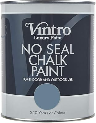 Ventro chalk sealing | Blue | Interior and exterior use | Furniture | Walls | wood | Metal | 1 liter (Chiswick House).. Discover thousands of products on DIAYTAR Nigeria — from fashion and electronics to home goods. We guarantee quick delivery and competitive pricing across the board.