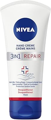 Nivea Hand Repair Cream 3 in 1 (75 ml) Rich -skinned cream for the skin.. DIAYTAR NIGERIA: Where affordable shopping meets reliable nationwide delivery in less than a week.