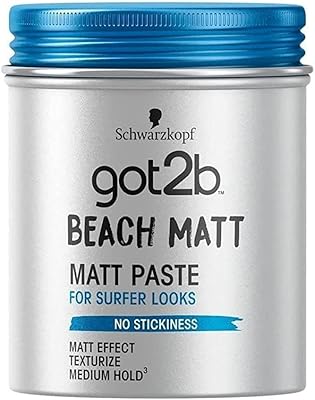 Schwarzkopf got 2 be beach matte pâte mate surfer look 100 ml.. Order today, receive this week — shopping with DIAYTAR Nigeria is that simple.