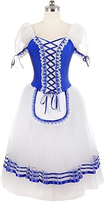 ZLXDP Ballet Costumes Violet Ballet Dance clothing on stage Professional Performance Adult Brown Romantic Ballet Long Dress (Color: White Style, Size: Code M).. DIAYTAR NIGERIA: Where quality products become affordable with our nationwide shipping service.